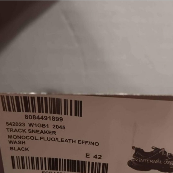 Balenciaga Track Black White/ Size 9 Mens - Picture 2 of 4